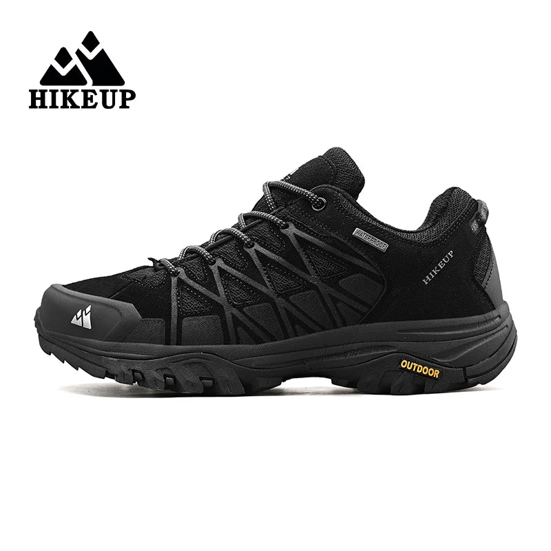 HIKEUP Zapatillas de exterior de moda para hombre, calzado deportivo casual de senderismo, botas de trekking de montaña y camping, antideslizantes y resistentes al desgaste