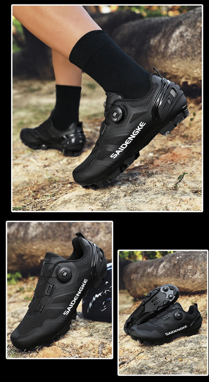 Sapatilhas de Ciclismo Unissexo Novas Profissionais Leves Luxyry Originais para Estrada em Borracha MTB Corrida Bicicleta Moda Bike Street Sports