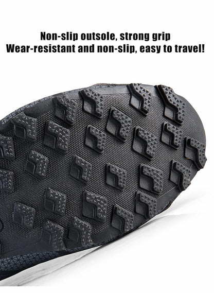 Męskie buty trekkingowe — terenowe buty sportowe outdoor, oddychająca siateczka, antypoślizgowe i odporne na zużycie, do wędrówek i jazdy na rowerze na zewnątrz