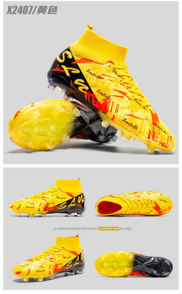 Professional Football Boots Men Soccer Shoes Society Football Cleats FG Ultralight Training Soccer Sneakers Outdoor Sports Shoe