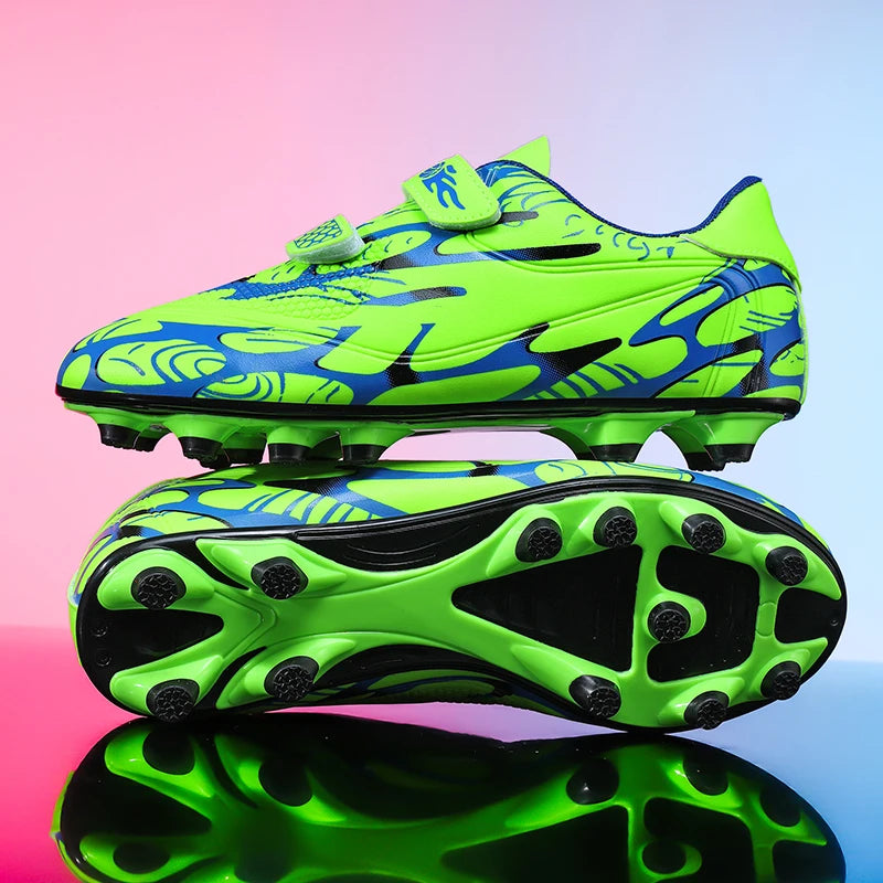 Nouveaux hommes enfants bottes de Football ultralégers garçons chaussures de Football professionnelles crampons antidérapant Match herbe chaussures d'entraînement livraison directe