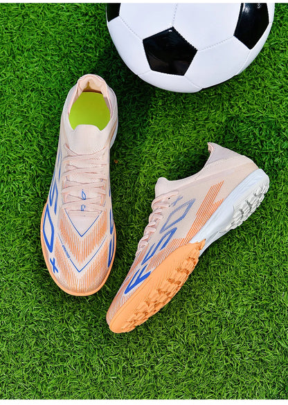 New Men Football Boots Match Cleats High-quality Futsal Indoor Sneakers Non-Slip Grass Soccer Shoes Hot-selling High-top Outdoor