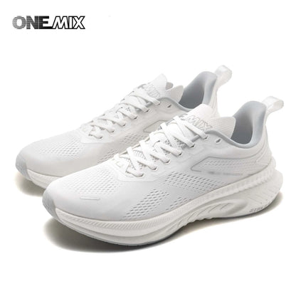 ONEMIX Nuevo estilo Otoño Invierno Zapatillas de running para hombre Outdoor Jogging Amortiguadas Transpirables Ligeras Elásticas Deportivas