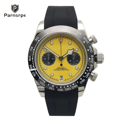 VK64 Men’s Chronograph Watch  Sapphire Crystal AR Glass, 5 Bar Waterproof Quartz Sports Watch