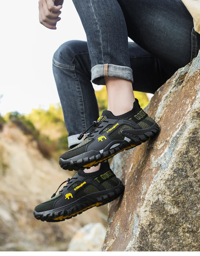 Chaussures décontractées d'été respirantes pour hommes, chaussures de sport pour hommes, confortables et légères, chaussures de sport d'extérieur