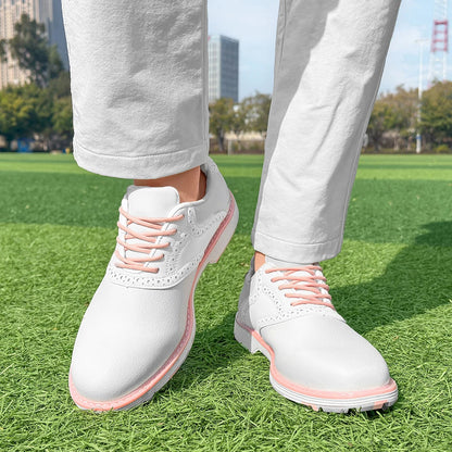 Ladies' Professional Golf Shoes, Fashionable Casual Walking Shoes, Outdoor Fitness Non Slip Comfortable Golf Sports Shoes