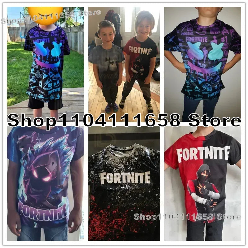 Letné tričko Raven Ultima Knight F-Fortnite s 3D potlačou Banana Peely Pánske tričko Battle Royale Hry Tričká Narodeninové darčeky
