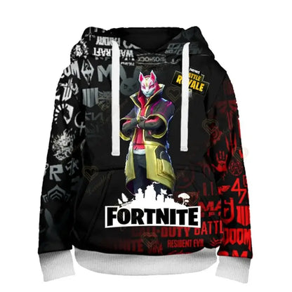 Sweatshirts e hoodies Fortnite Peely com estampado de novo design, para homem, mulher e criança, manga comprida, moda casual, streetwear com capuz, pulóveres
