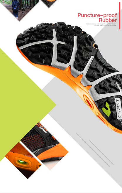 HUMTTO Summer Wading Hiking Shoes for Men Outdoor Men Sneakers Breathable Quick Drying Sports Trekking Beach Barefoot Men's Shoes