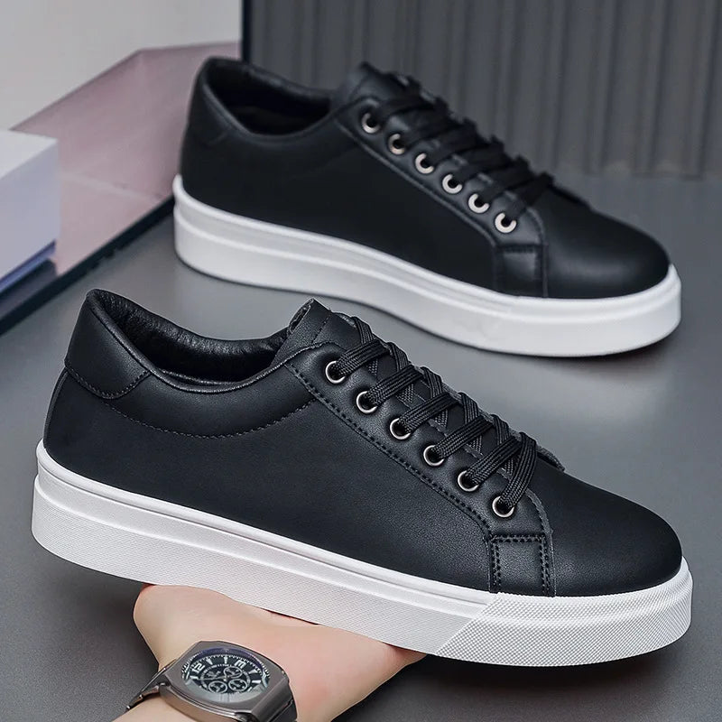 Nejprodávanější módní pánské boty na skateboard, trendy bílé boty, studentské sportovní a volnočasové boty, univerzální pánské boty