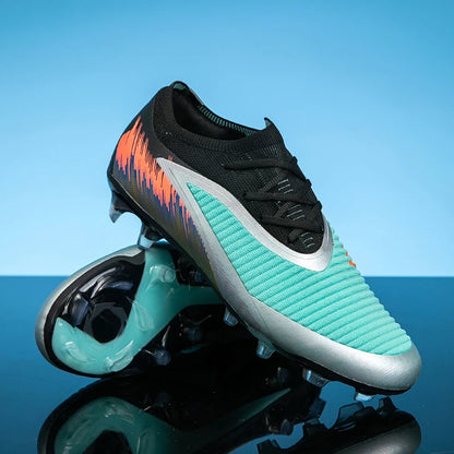 New Men Soccer Shoes Cleats Women Professional Football Boots Training Outdoor Durable Firm Ground Lightweight Adult Rugby