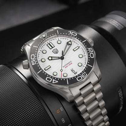 Watchdives WD007 V4 Titanium NTTD Dive Watch PT5000 Automatic Movement Sapphire Super Luminous Domed Crystal 42mm Men Watches