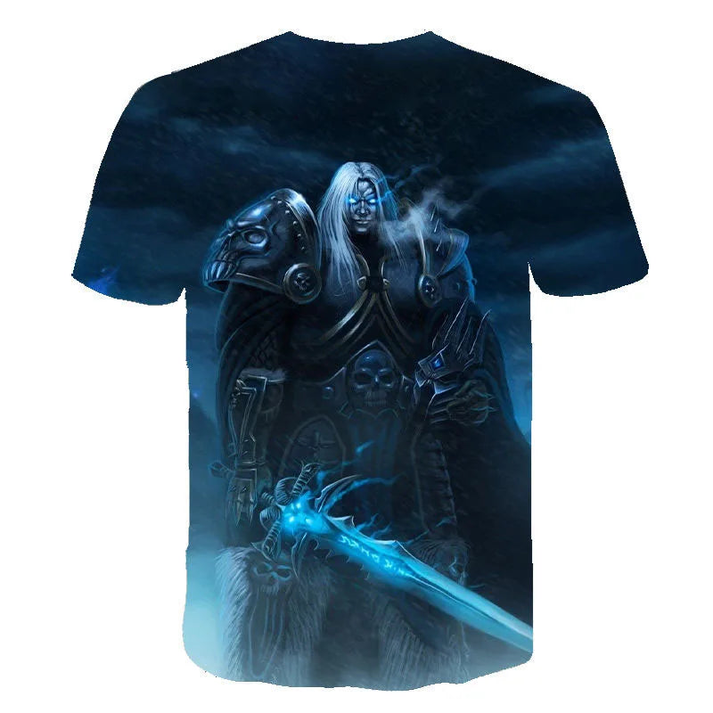 New Game World Of Warcraft 3D Printed T-shirt Men Women Fashion Streetwear O-Neck T Shirt Harajuku Oversized Tees Tops