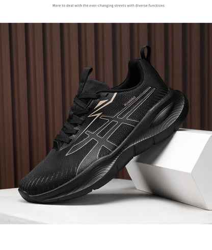 Men's and Women's EVA Sole Mesh Upper Breathable Running Shoes Soft Shock-Absorbing Sports Shoes Unisex Lightweight Sneakers