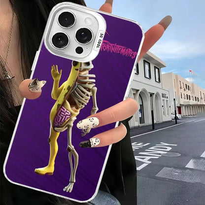 F-Fortnites Phone Case For IPhone 17 16 15 14 13 12 11 Pro Max Plus Color Silver Cover