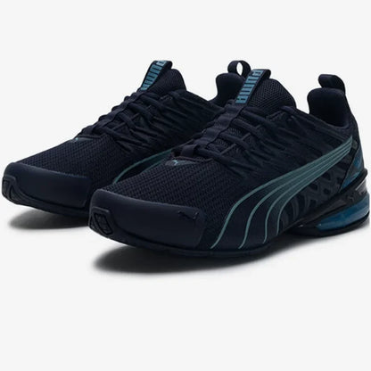 Chaussures de course Puma 311972-01 Navy Mesh Air Cushion pour hommes, baskets athlétiques respirantes absorbant les chocs pour l'entraînement quotidien au jogging