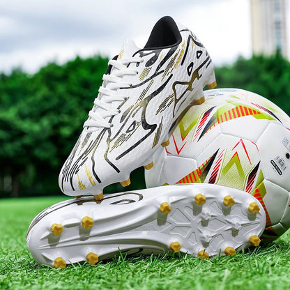 Chaussures de Football pour hommes et femmes, baskets de Futsal, antidérapantes, pour l'extérieur, pour enfants, chaussures d'entraînement professionnelles pour jeunes, offre spéciale