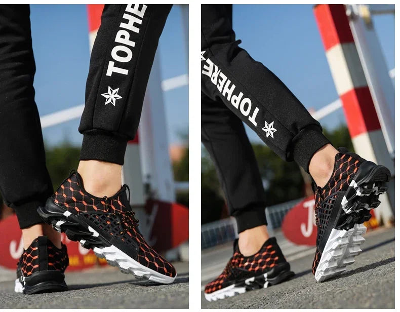 Men's Sports Shoes Breathable Casual Walking Shoes Men's Fashion Clothing Tennis Sports Shoes