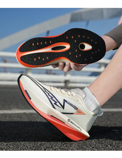 2026 löparskor med karbonplatta för maraton, sportiga, andningsbara och lätta sneakers för män och kvinnor, bekväma, halksäkra, avslappnad nyhet