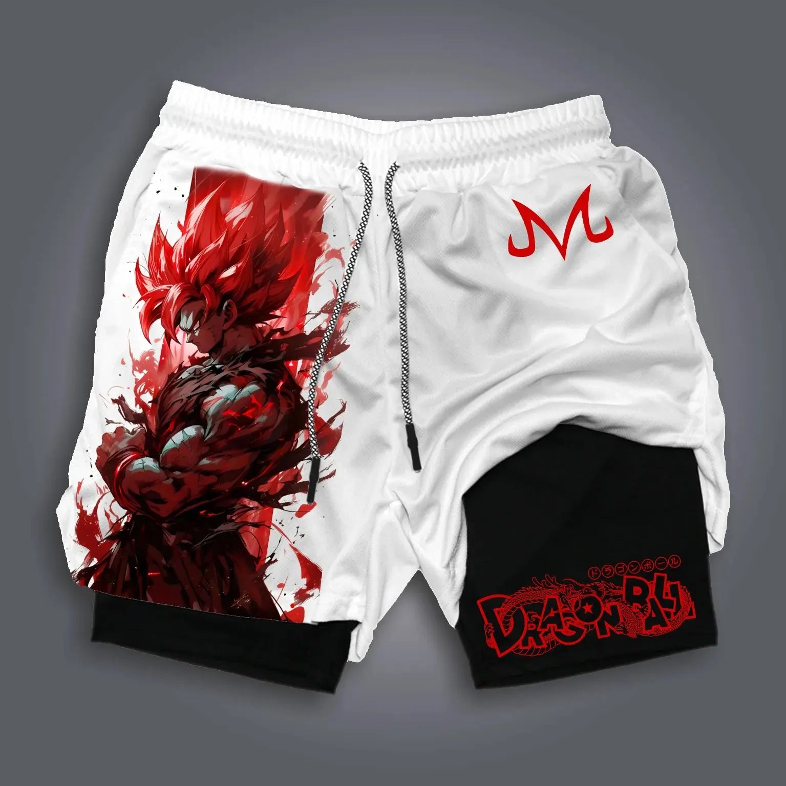 Dragon Ball Super Licensed Shorts 2025 - Japanese Anime Breathable Quick-Dry Beach Pants, Retro Y2K Hip Hop Style. Produit gaming premium Fraquane, produits de luxe, nouvelle génération, équipement gamer.