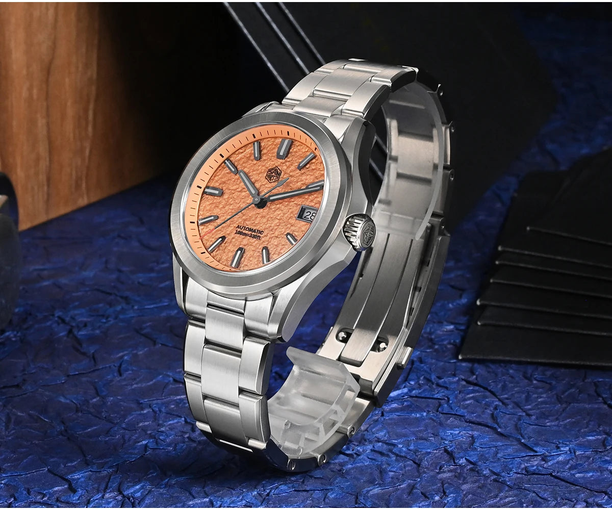 San Martin New Gada Fashion Sport Watch 39mm NH35 Automatic Mechanical Men Watches Dress Waterproof 100m Luminous SN0129