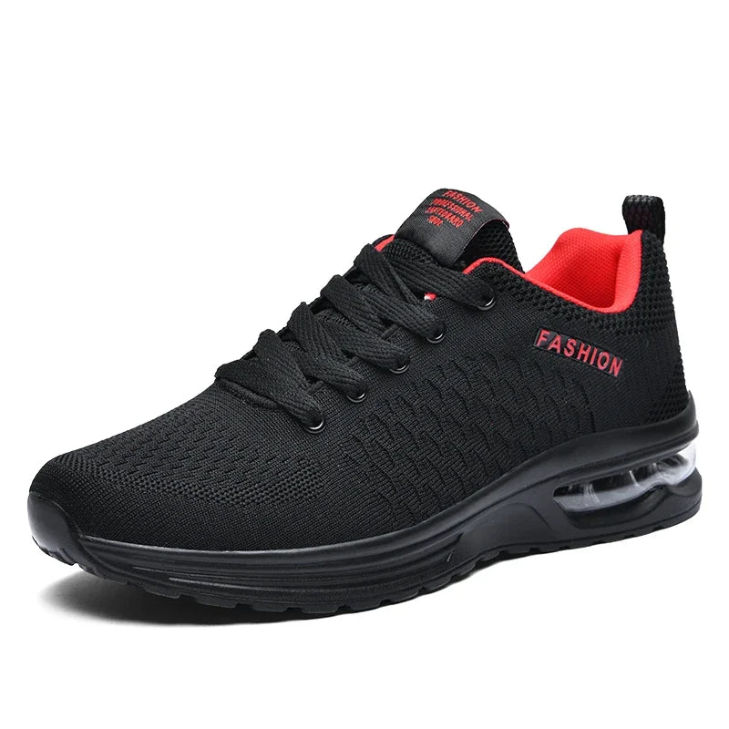 Mens Running Shoes Outdoor Sports Casual Mesh Tennis Shoes Lace-up Lightweight Gym Jogging Shoes for Men 2024 New Male Sneakers