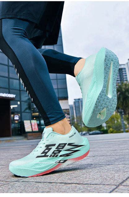 Running Shoes Men Sports Carbon Plate Specialty Breathable Lightweight Women's Comfortable Athletic Non-slip Sneakers Marathon