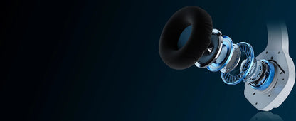 BINNUNE BW01 Casque Gaming Sans Fil 2.4GHz pour PS5 PS4 PC, Bluetooth 5.3 avec 120 Heures d'Autonomie et Micro à Réduction de Bruit