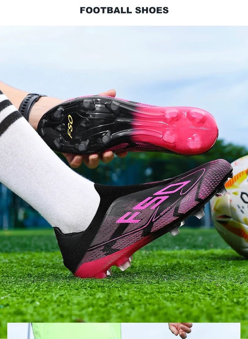 Fodboldstøvler til mænd – Fodboldsko i høj kvalitet – Sneakers – Til kampe – Indendørs – Skridsikre – Græsstøvler – Højt skaft – Futsal – Bestselgere – Udendørs