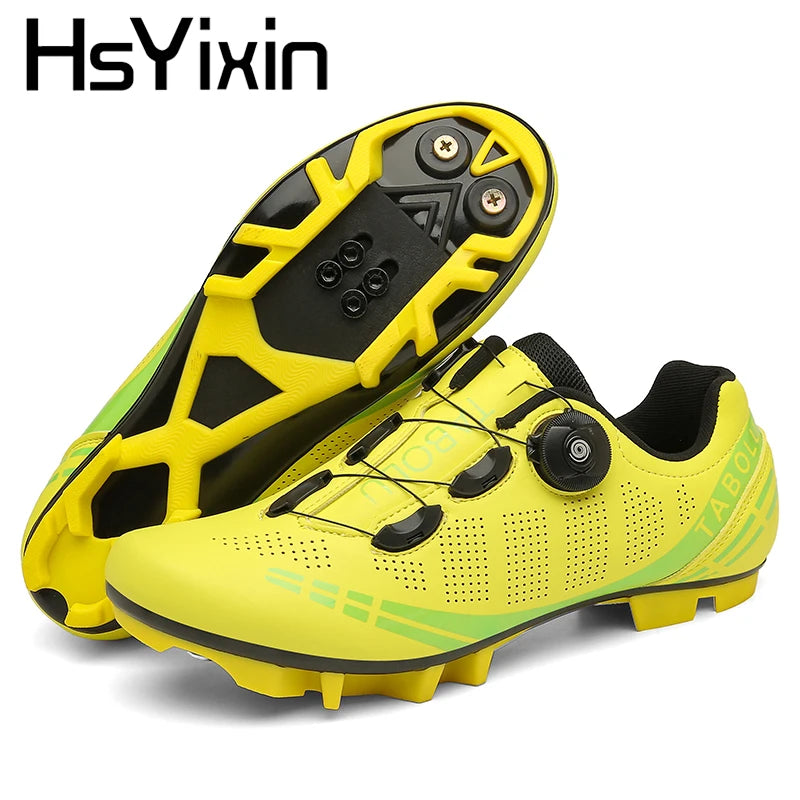 MTB cycling shoes breathable men and women off-road mountain bike cycling shoes self-locking speed mountain bike pedal shoes
