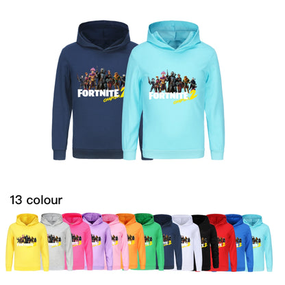 Fortnite Hoodie für Kinder und Babys, Cartoon-Kleidung, Unisex, Jungen, langärmelige Kapuzen-Sweatshirts, Jugendliche, Mädchen, lässige Jacken1007
