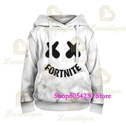 3D printani Fortnite hoodie s lamom Battle Royale, crtani sweatshirt za muškarce i žene, majica s kapuljačom Game Hero za tinejdžere