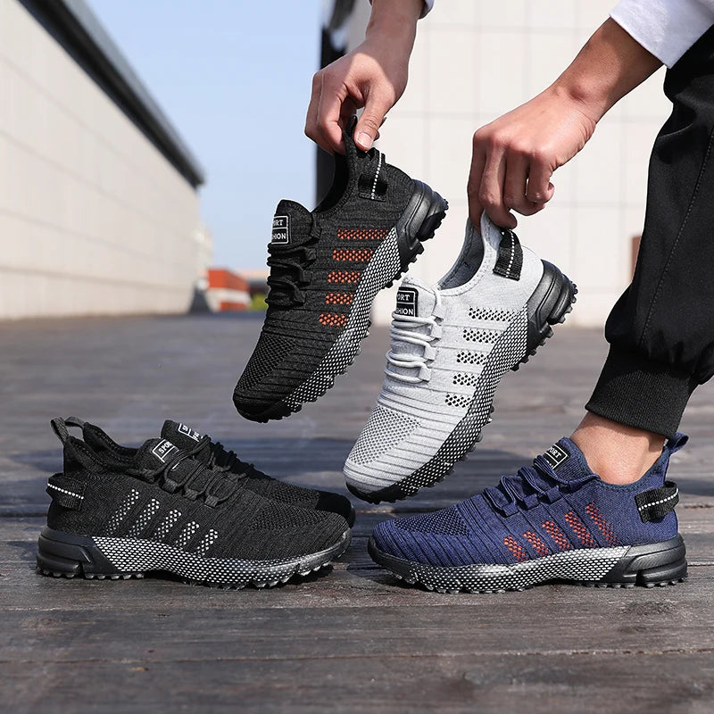 Zapatillas deportivas casual transpirables para hombre, moda verano 2025, calzado de running ligero y suave, tallas de mujer 36-46