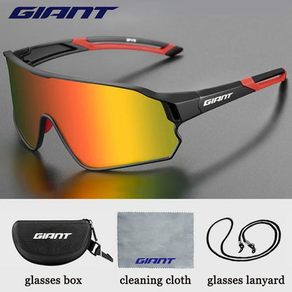 Okulary rowerowe GIANT dla mężczyzn i kobiet, UV400, z soczewkami HD REVO zapobiegającymi parowaniu, certyfikowane zgodnie z normami CE/ANSI, w stylu Cateye, do rowerów MTB i szosowych