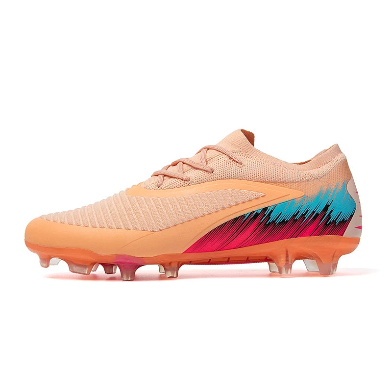 New Men Soccer Shoes Cleats Women Professional Football Boots Training Outdoor Durable Firm Ground Lightweight Adult Rugby
