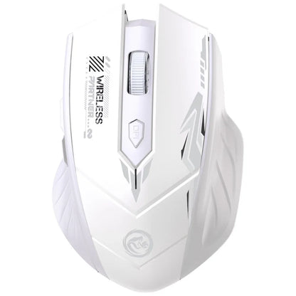Безжична геймърска мишка 2.4G USB, тиха мишка с двоен режим Bluetooth, презареждаема 1600DPI мишка, тиха компютърна мишка за PC и лаптоп