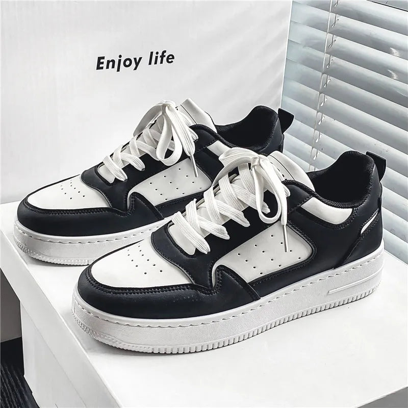 Chaussures pour hommes printemps-été, nouvelles baskets respirantes, chaussures blanches tendance et polyvalentes à semelle épaisse pour hommes, chaussures de sport et décontractées