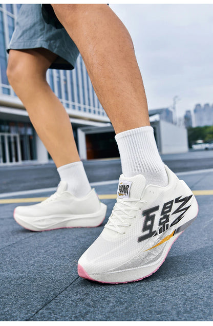 Running Shoes Men Sports Carbon Plate Specialty Breathable Lightweight Women's Comfortable Athletic Non-slip Sneakers Marathon