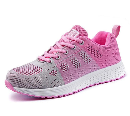 Zapatos planos para mujer, zapatos con cordones, zapatillas deportivas informales, zapatos blandos para mujer, tallas grandes