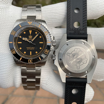 STEELDIVE SD1954V Ceramic Bezel 41MM Stainless Steel Case 300M Waterproof Vintage Luminous NH35 Automatic Men's Dive Watch