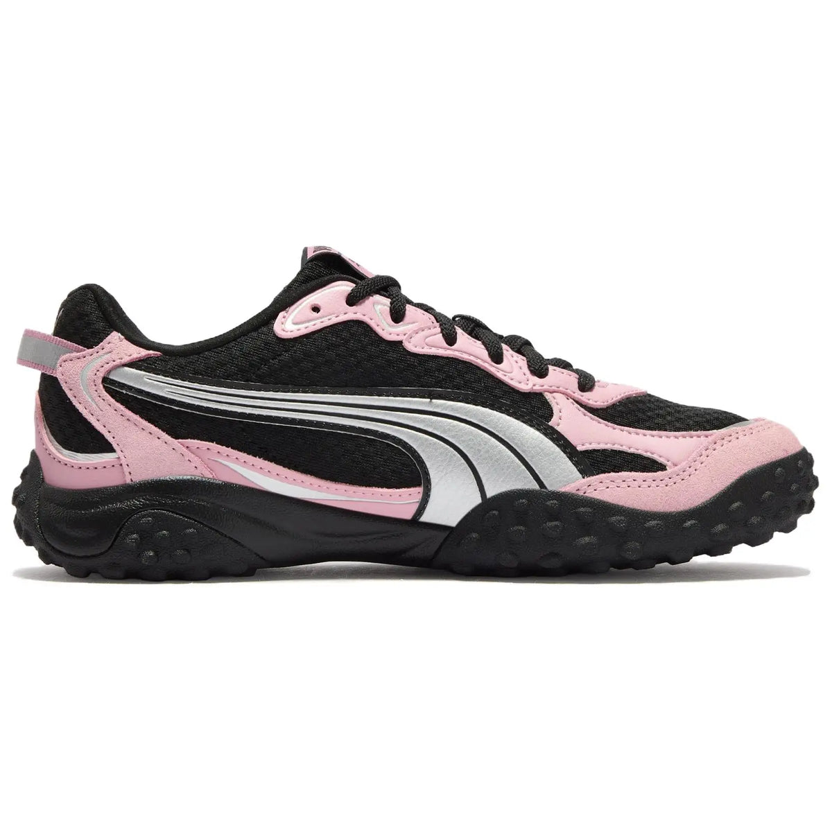 Baskets Puma Rollcat noires et roses 40878405