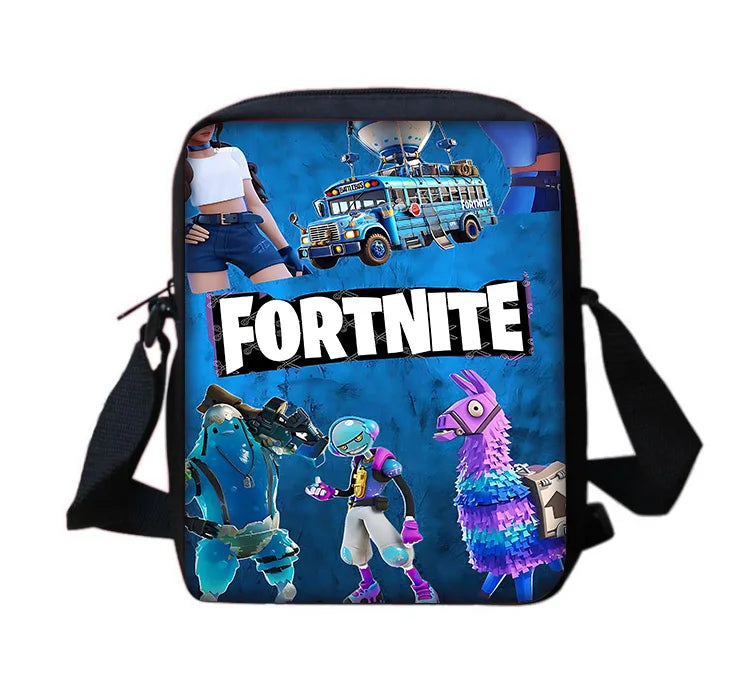 Popular Game FortniteS Child School Backpack With Shoulder Bag Pencil Bags School Bags for Boys Girls Best Gift