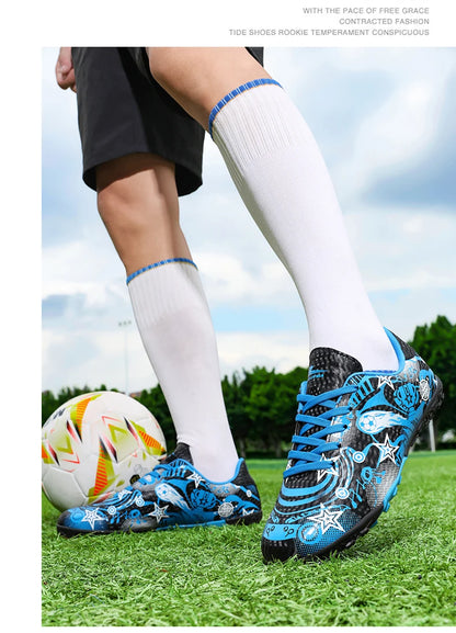 Scarpe da calcio da uomo Scarpe da calcio originali per ragazzi TF/AG Scarpe da calcio professionali da campo al coperto Scarpe da calcio Society Sneaker antiscivolo