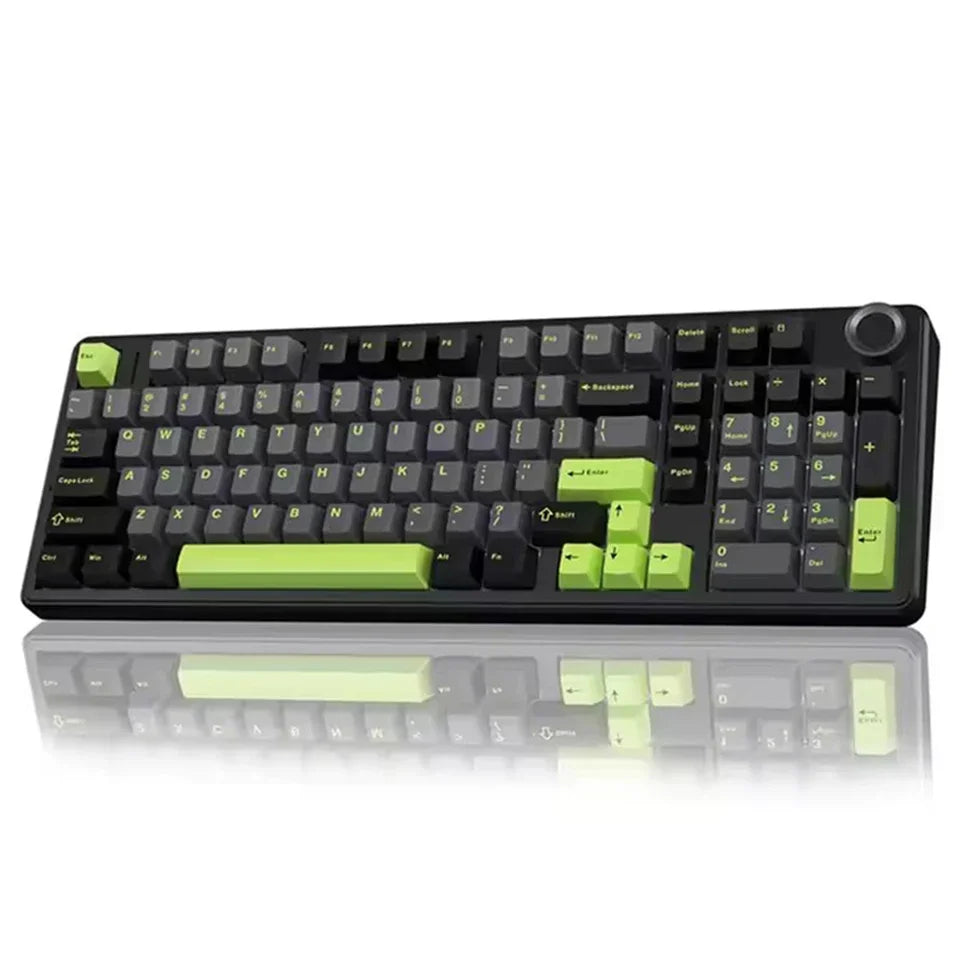 AULA F99 Pro E-sports Gaming Mechanical Keyboard Three Mode RGB Hot Swappable 96% PBT Custom Wireless Keyboard with Medi Knob