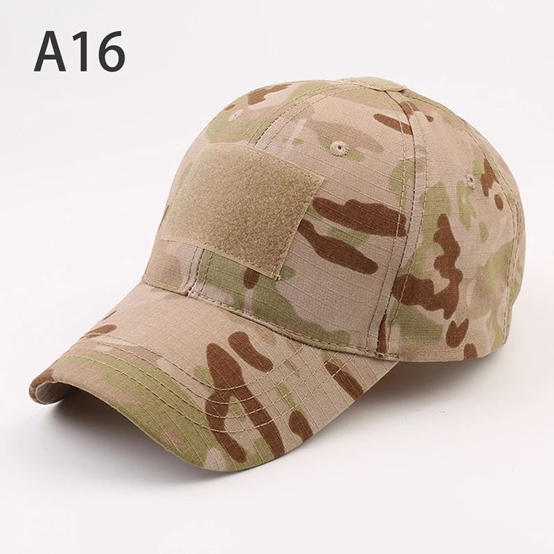 Fashion Baseball Caps for Men Women Camouflage Soldier Combat Paintball Adjustable Summer Hiking Fishing Snapback Sun Hat Unisex