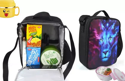 Child Insulated Large F-FortniteS Capacity Bag for Boy Hot Game Girl Student Outdoor Picnic Resuable Thermal Cooler Lunch Box