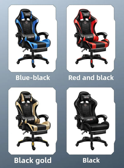 Sedia da gaming comoda ed ergonomica per uso sedentario, reclinabile, con massaggio e rotazione