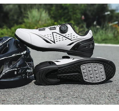 Professional Men's MTB Cycling Shoes White Racing Self-Locking 2024 Speed Road SPD Bicycle Sneakers New Women's Flats Cleats Shoes