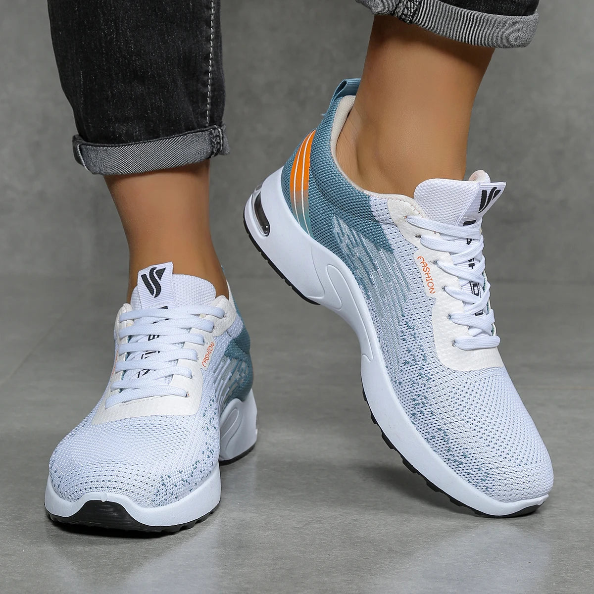 Men's shoes Autumn Men's casual shoes: Fashionable versatile breathable mesh casual sports shoes Affordable Free shipping