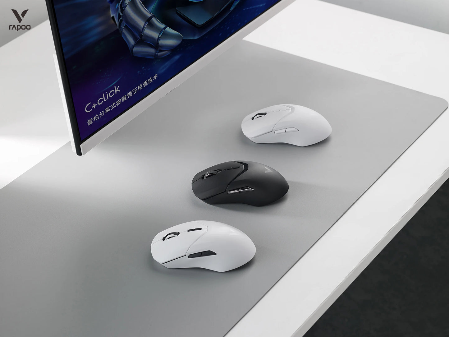 Rapoo VT9PRO PAW3398 Wireless Gaming Mouse 68g Wired Programmable Ergonomic Mice 26000DPI Type C Rechargeable Pc Gamer Accessory